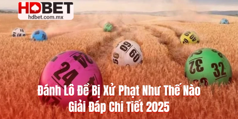 Giải Đáp Chi Tiết Đánh Lô Đề Bị Xử Phạt Như Thế Nào Năm 2025